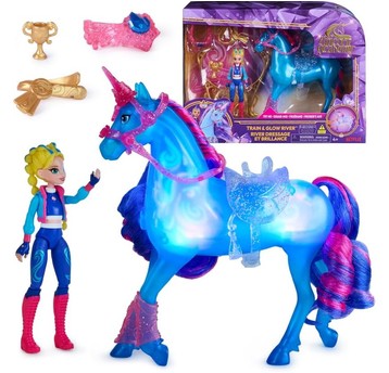 UNICORN ACADEMY LALKA I KOŃ RIVER - SPIN MASTER