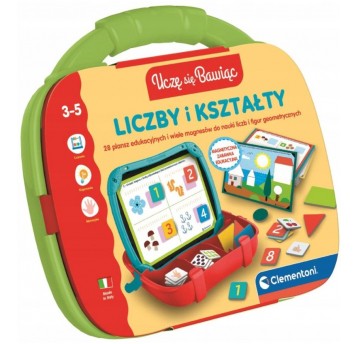 WALIZKA EDUKACYJNA LICZBY I KSZTAŁTY CLEMENTONI