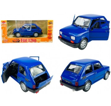 WELLY AUTA 1:21 - FIAT 126P " MALUCH" NIEBIESKI