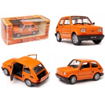 WELLY AUTA 1:21 - FIAT 126P " MALUCH" POMARAŃCZOWY