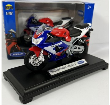WELLY MOTORY 1:18 - HONDA CBR 900RR FIREBLADE