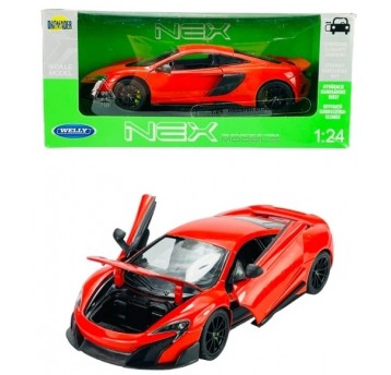 WELLY NEX 1:24 MCLAREN 675LT COUPE POMARAŃCZOWY