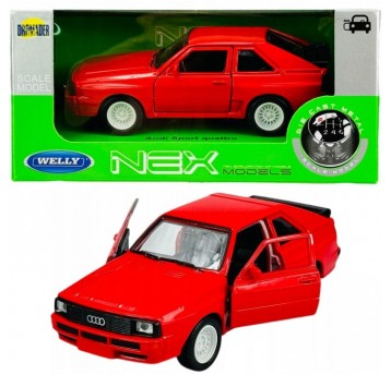 WELLY NEX 1:34-39 AUDI SPORT QUATTRO CZERWONE