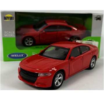 WELLY NEX 1:34-39 DODGE CHARGER R/T 2016 CZERWON