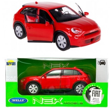 WELLY NEX 1:34-39 FIAT NEW 600 CZERWONY