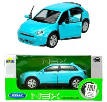 WELLY NEX 1:34-39 FIAT NEW 600 NIEBIESKI