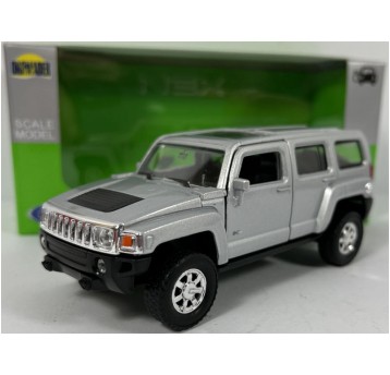 WELLY NEX 1:34-39 HUMMER H3 SREBRNY