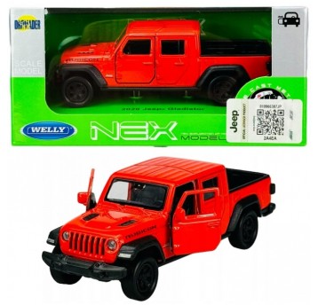 WELLY NEX 1:34-39 JEEP GLADIATOR POMARAŃCZOWY