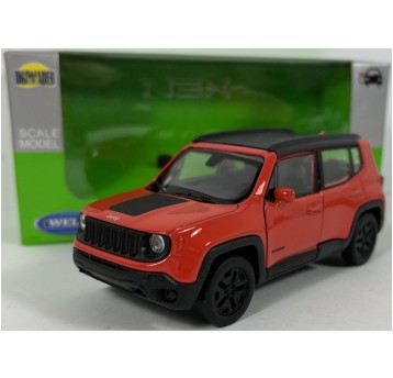 WELLY NEX 1:34-39 JEEP RENEGADE TRAILHAWK CZERWO