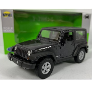 WELLY NEX 1:34-39 JEEP WRANGLER RUBICON CZARNY