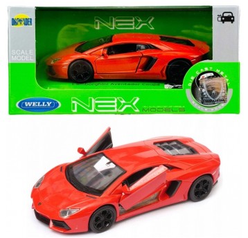 WELLY NEX 1:34-39 LAMBORGHINI AVENTADOR POMARAŃC