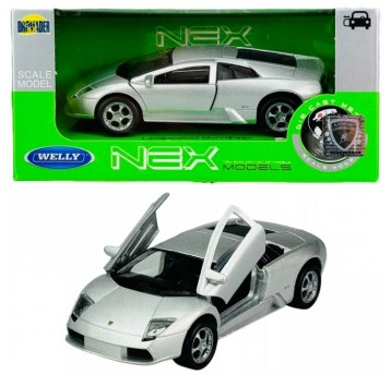 WELLY NEX 1:34-39 LAMBORGHINI MURCIELAGO SREBRNY