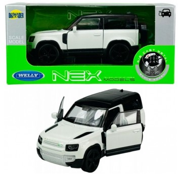 WELLY NEX 1:34-39 LAND ROVER DEFENDER 2020 BIAŁY