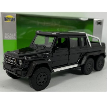 WELLY NEX 1:34-39 MERCEDES - BENZ G63 6X6 CZARNY