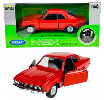 WELLY NEX 1:34-39 OPEL MANTA 1970 CZERWONY
