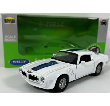 WELLY NEX 1:34-39 PONTIAC FIREBIRD TRANS AM BIAŁ