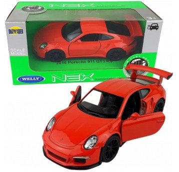 WELLY NEX 1:34-39 PORSCHE 911 GT3 RS CZERWONY