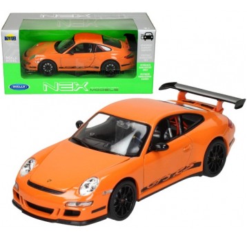 WELLY NEX 1:34-39 PORSCHE 911 GT3 RS POMARAŃCZOWY