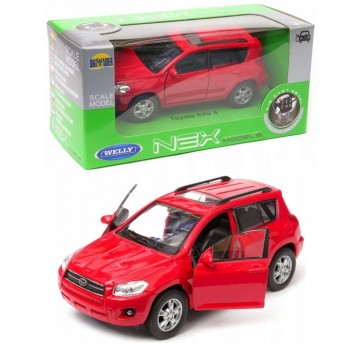 WELLY NEX 1:34-39 TOYOTA RAV 4 CZERWONY