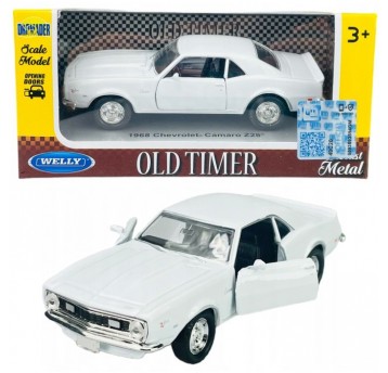 WELLY OLD 1:34-39 CHEVROLET CAMARO Z28 BIAŁY