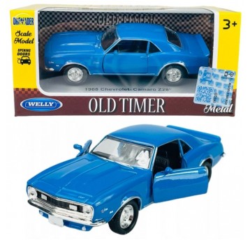 WELLY OLD 1:34-39 CHEVROLET CAMARO Z28 NIEBIESKI