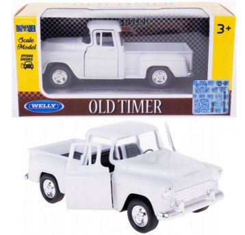 WELLY OLD 1:34-39 CHEVROLET STEPSIDE BIAŁY