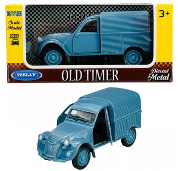 WELLY OLD 1:34-39 CITROEN 2CV FOURGON NIEBIESKI