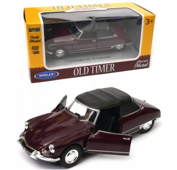 WELLY OLD 1:34-39 CITROEN DS 19 BORDO
