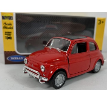 WELLY OLD 1:34-39 FIAT 500 NUOVA CZERWONY