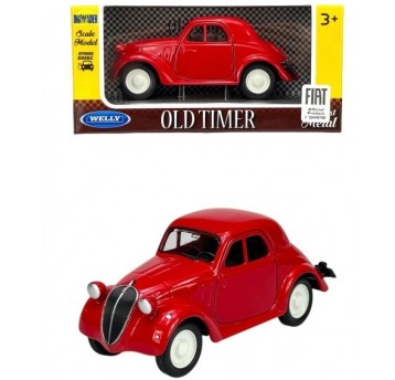 WELLY OLD 1:34-39 FIAT 500 TOPOLINO CZERWONY