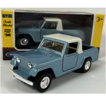 WELLY OLD 1:34-39 JEEP COMMANDO PICKUP NIEBIESKI