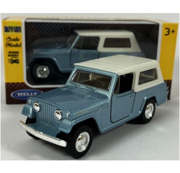 WELLY OLD 1:34-39 JEEP COMMANDO WAGON NIEBIESKI