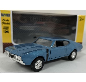WELLY OLD 1:34-39 OLDSMOBILE 442 1968 NIEBIESKI