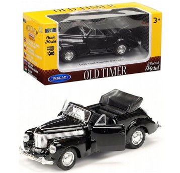 WELLY OLD 1:34-39 OPEL KAPITAN 1938 CAB CZARNY