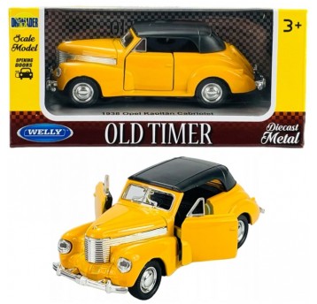 WELLY OLD 1:34-39 OPEL KAPITAN 1938 ŻÓŁTY