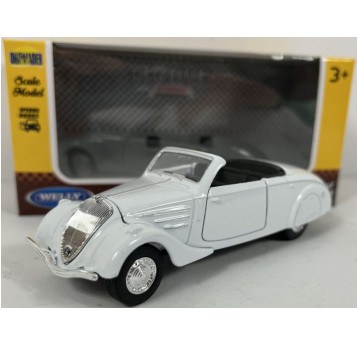 WELLY OLD 1:34-39 PEUGEOT 402 1938 CAB BIAŁY
