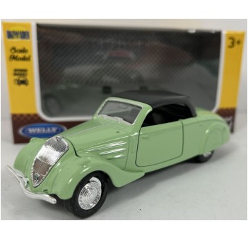 WELLY OLD 1:34-39 PEUGEOT 402 1938 ZIELONY