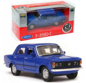 WELLY PRL 1:34-39 FIAT 125P DUŻY FIAT NIEBIESKI