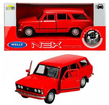 WELLY PRL 1:34-39 FIAT 125P KOMBI CZERWONY