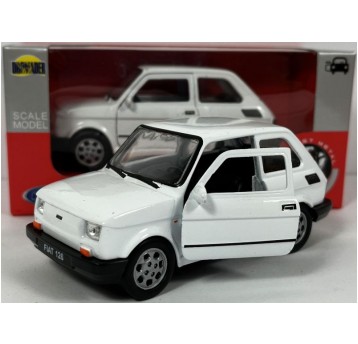 WELLY PRL 1:34-39 FIAT 126p " MALUCH " BIAŁY