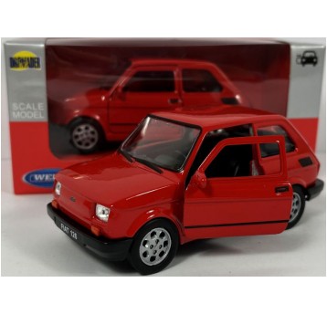 WELLY PRL 1:34-39 FIAT 126p " MALUCH " CZERWONY