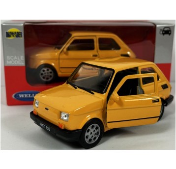 WELLY PRL 1:34-39 FIAT 126p " MALUCH " ŻÓŁTY