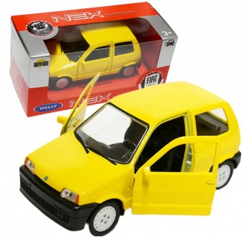 WELLY PRL 1:34-39 FIAT CINQUECENTO ŻÓŁTY