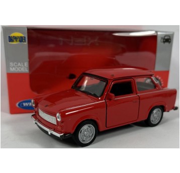 WELLY PRL 1:34-39 TRABANT 601 CZERWONY