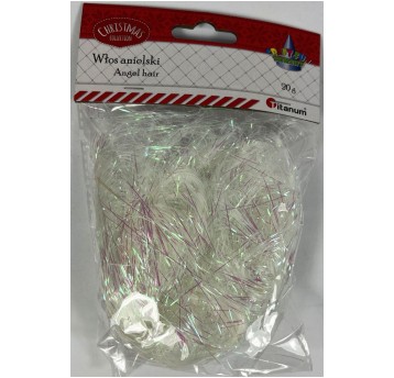 WŁOSY ANIELSKIE 20G BIAŁE