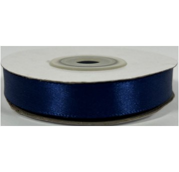 WSTĄŻKA SATYNOWA 12MM X 25Y GRANATOWA
