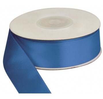 WSTĄŻKA SATYNOWA 25MM 25M NIEBIESKA