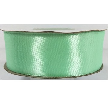 WSTĄŻKA SATYNOWA 25MM x 25Y MIĘTOWA 128