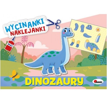 WYCINANKI NAKLEJANKI DINOZAURY MOREX