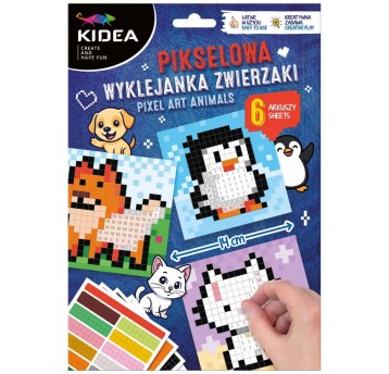 WYKLEJANKA PIXEL ZWIERZAKI KIDEA